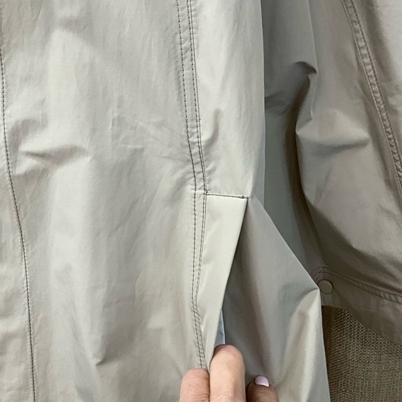 Brunello Cucinelli wheat PONCHO Cream One Size Rain Jacket Quiet Luxury - Picture 10 of 13